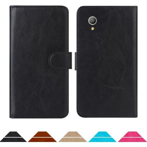 Luxury Wallet Case For Alcatel 1 5033D PU Leather Retro Flip Cover Magnetic Fashion Cases Strap