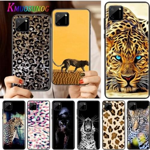 Cheetah Leopard Jaguar Fashion Silicone Cover For Realme V15 X50 X7 X3 Superzoom Q2 C11 C3 7i 6i 6s 6 Global Pro 5G Phone Case