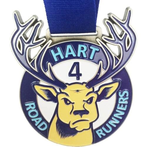 Custom Sport Medal with Custom Logo for Sport Events 60mm Diameter Cycling Medal