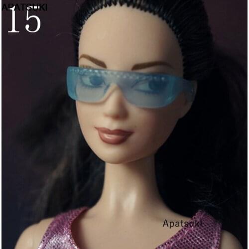 Blue Plastic Glasses For Ken Boy Dolls Sunglasses Eyeglasses For Barbie Doll Sun Glasses Toys Dollhouse Accessories 1/6