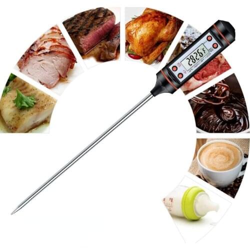 Stainless steel oil thermometer barbecue baking temperature measurement electronic food needle thermometer kitchen Barbecue tool