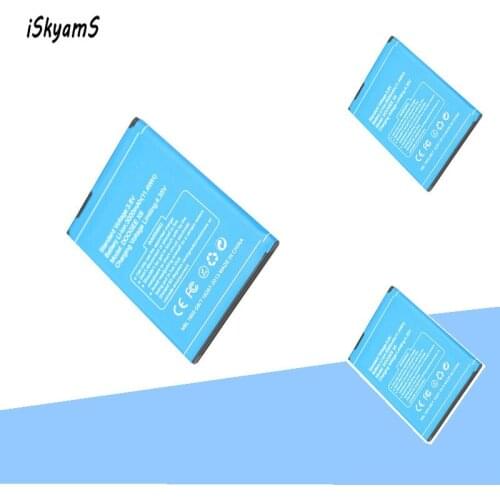 ISkyamS 3x 3000mAh High Quality Li-ion Replacement Battery for Doogee X6 X6 Pro Batterie Batterij Bateria