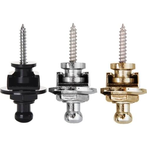 1 PCS Guitar Strap Lock Botton Schaller Style Straplocks Electric Acoustic Guitar Bass Strap Locks