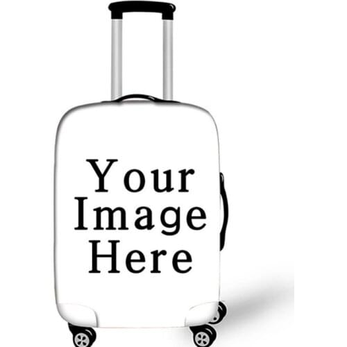 18-32 Inch Customize Your Image / Name / Logo Luggage Cover Suitcase Protective Covers Elastic Anti-dust Case Cover Trolley