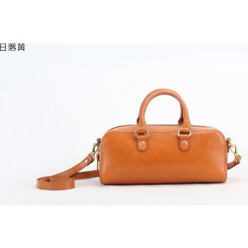 Women Cow Leather Small Handbag Soft Crossbody bag Handmade High Quality