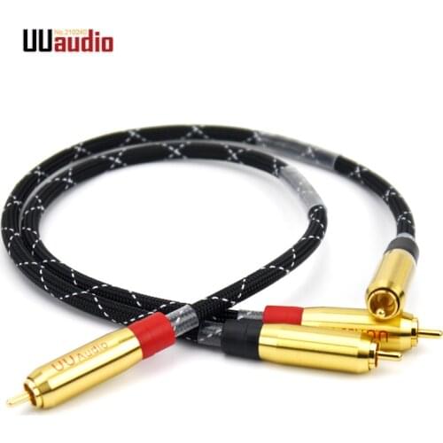 1pair High Quality RCA To RCA DIY RCA Cable / Canare Audio Cable 0.2M 0.5M 1M 1.5M 5M - UU17