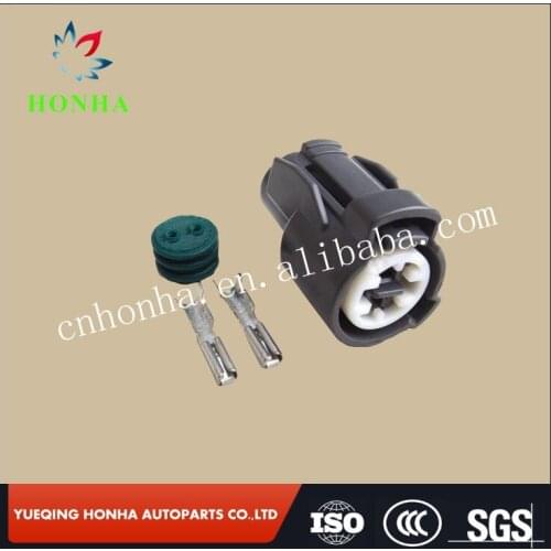 2sets 2 Pin 6189-0156 Female Oil Pressure Switch Knock Sensor Cooling Fluid Sensor Connector