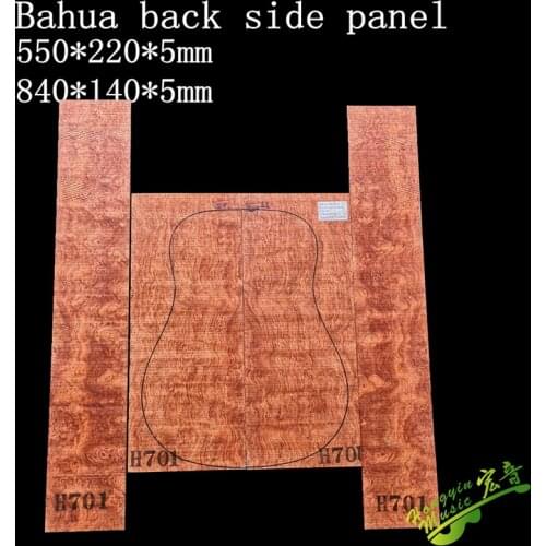 40“41”Spherical Bubinga back side board wool board guitar production material full single guitar accessories Hongyin