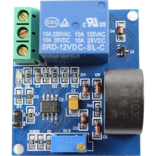 5A overcurrent protection sensor module AC current detection sensor 12V relay