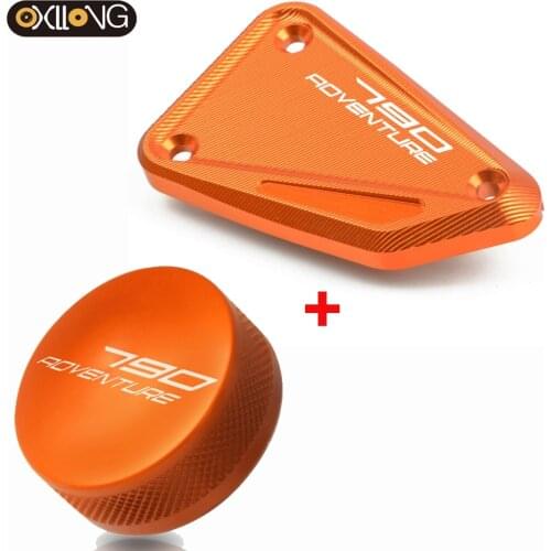 790 ADVENTURE R 2019 2020 2021 Motorcycle accessories Front & Rear brake Fluid Cylinder Master Reservoir Cover Cap 790ADVENTURE
