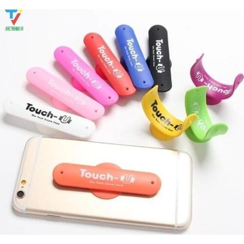 1000pcs/lot Touch U sucking Sucker Suction Cup Phone Holder Silicone Touch U Mount Stand for iPhone Samsung All Smartphones