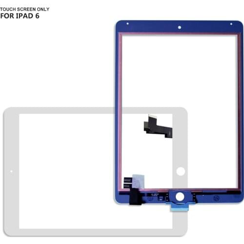 For iPad 6 Air 2 A1567 A1566 Touch Panel Screen Glass Sensor Replacement Parts For iPad 6 Air 2
