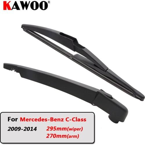 KAWOO Car Rear Wiper Blades Back Window Wipers Arm For Mercedes-Benz C-Class Hatchback (2009-2014) 295mm Auto Windscreen Blade