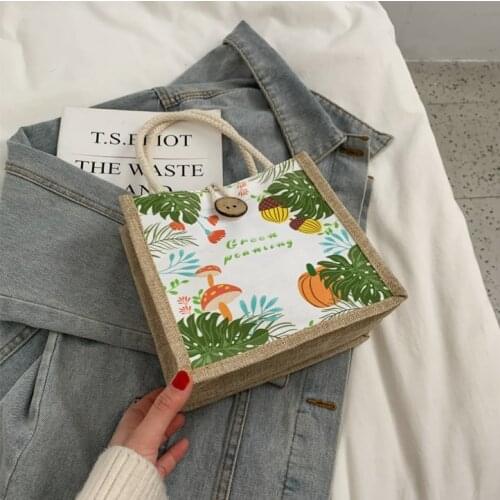 Canvas Bag Womens Bag New 2021 Girls Soft Girl Handbag Solid Color Leisure Tote One Shoulder Messenger Bag Botany