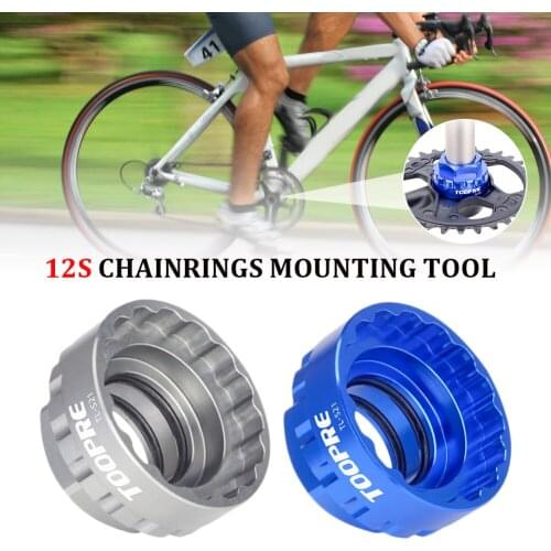 12-Speed Bicycle Chainrings Mounting Tool Direct Mount Repair Tool Crankset for Shimano M7100/ M8100/ M9100 Bike Accessories