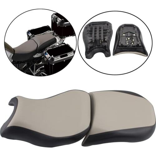 Motorcycle Leather Protecting Cushion Front Rear Seat For BMW 2018-2020 R1200GS R1250GS ADV Saddle Seat Cover Accessories