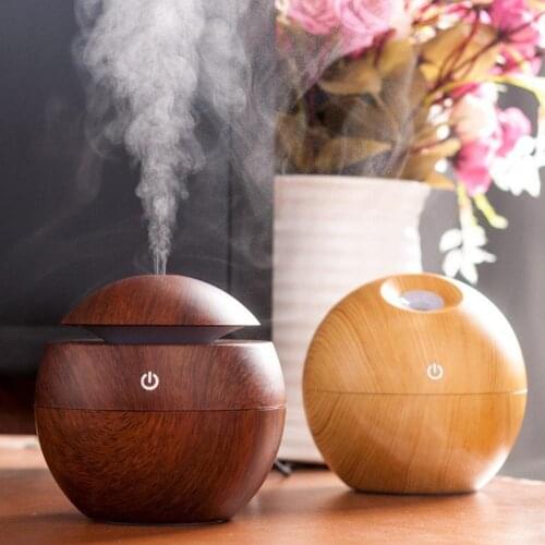 Mini USB Mute Mushroom-shape Air Humidifier Cool Mist Diffuser with LED Light