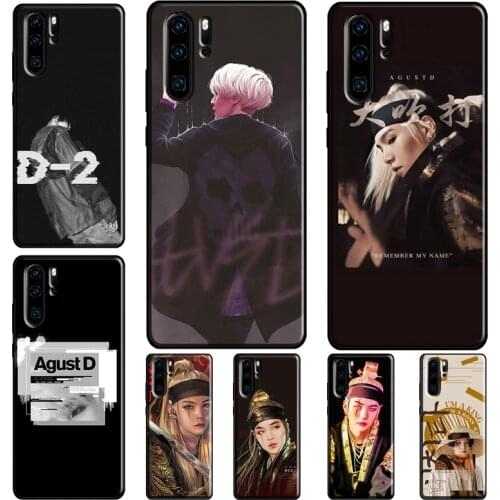 Agust D suga king Soft Case For Huawei P30 P40 Lite P20 Pro P Smart Z 2019 Nova 5T Honor 20 Pro 10i 8A 8X 9XT
