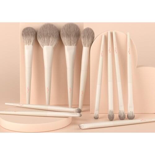 Anmor 11 pcs Makeup Brushes Set Complete Synthetic Make Up Brush Kit for Powder Contour Eyeshadow make up brushes