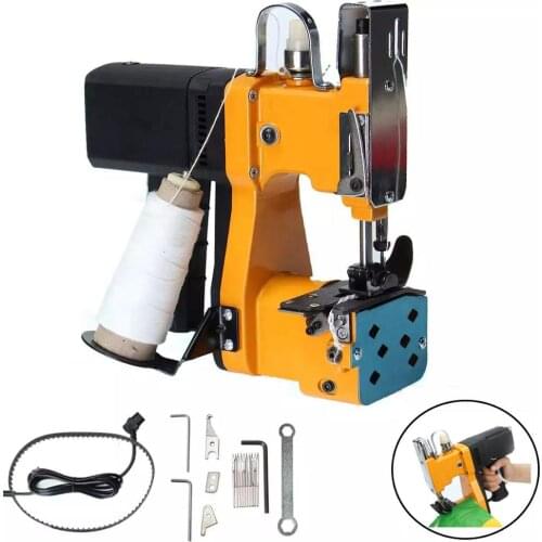 110V/220V Portable Electric Sewing Machine Automatic Packaging Machine Sealing Machine Woven Bag Express Packaging for Home