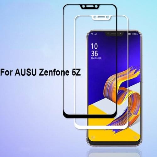 Ultra-Thin White Black color full screen protector Tempered Glass film For Asus Zenfone 5Z ZS620KL Screen protective glass film