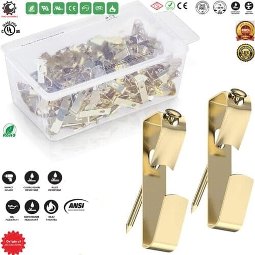 Picture Hangers with Nails Photo Picture Frame Hooks Professional Picture Hanging Kit on Wooden/Drywall Hanging Hardware