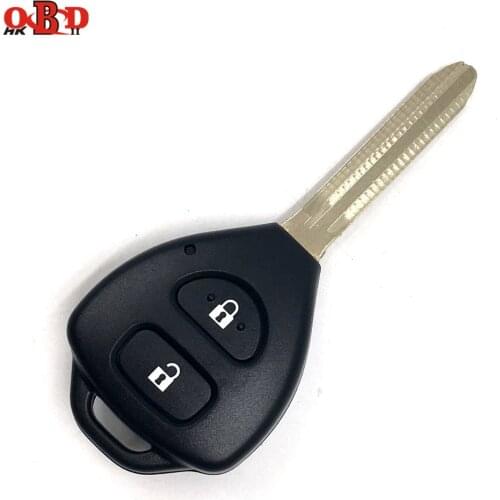 2 Buttons Remote Car Key for Toyota Corolla RAV4 315MHZ With 4D67/G/4C Chip