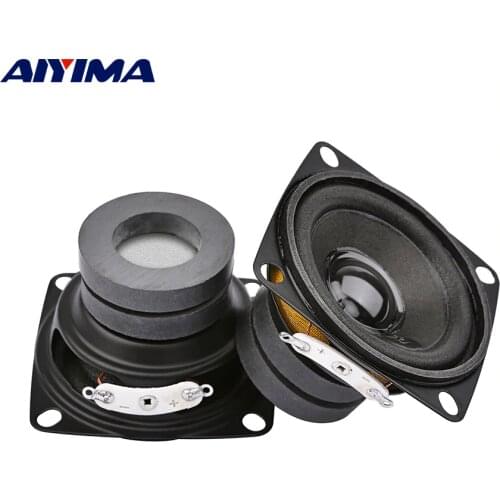 AIYIMA 2Pcs 2 Inch Portable Speakers Driver 4 8 Ohm 10W Full Range Sound Speaker Amplifier Home Theater DIY