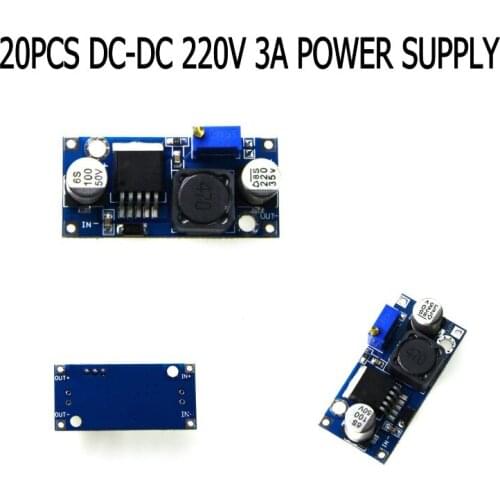 20PCS DC-DC Step Down Regulator Power Module Buck LM2596S 3.2-40V To 1.25-35V BUCK 3A Adjustable Voltage regulator X2213