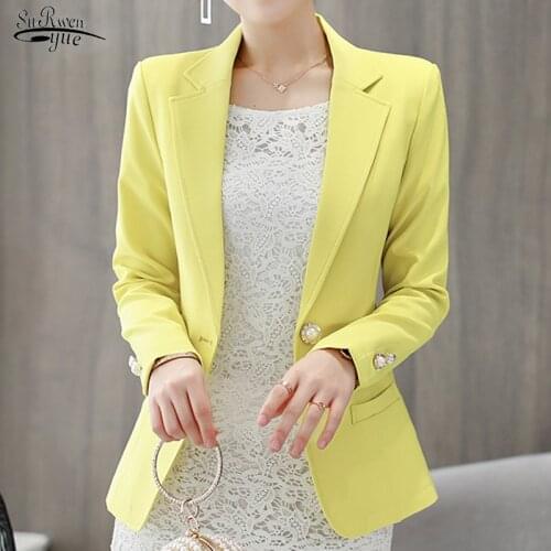 2021 Autumn Long Sleeve Jacket Women Solid Silm Office Ladies Work Women Jacket Coats and Jackets Women Chaquetas Mujer 5027 80