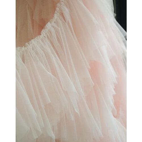 5 yards 20cm tulle ruffles with irregular cutting