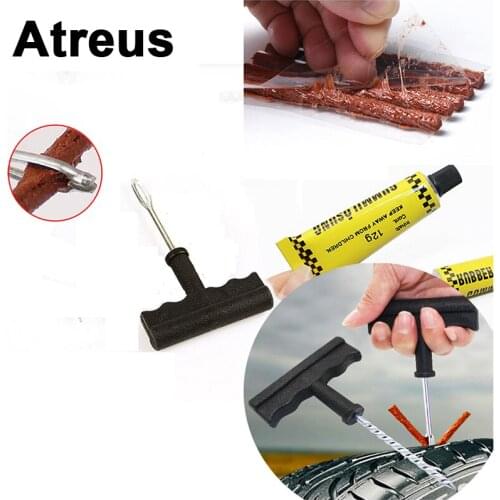 Atreus 1Set For BMW e46 e39 e36 Audi a4 b6 a3 a6 c5 Renault duster Lada granta Professional Car Hole Wheel Tire Repair Tool Kit
