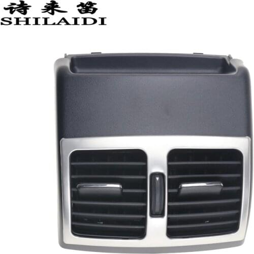 Car styling Rear air conditioning vent outlet Cover stickers trim For Mercedes Benz C Class W204 C180 C200 C300 Auto Accessories
