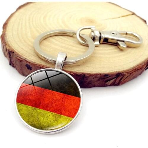 CIBOCIBO 2021 Keychain Men Pendant Fashion Metal Key Chain For Men Luxury Round Stripe Keychain Men Classic Pendant Ring