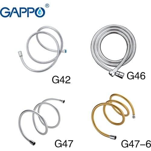 GAPPO 1pc High Quality 1.5m Flexible Shower hose plumbing hose Bathroom Accessories water pipe G42/46/47/47-6