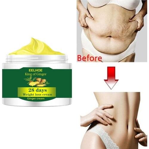 Ginger Fat Burning Cream Anti-cellulite Full Body Slimming Weight Loss Massaging Cream Leg Body Waist Effective Reduce Cream
