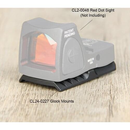 PPT red dot sight Mount tactical airsoft accessories red dots Plate Rear Sight scope Mount Base for RMR red dot sites 24-0227