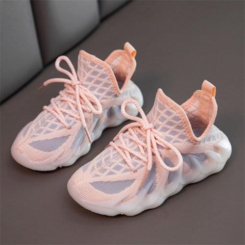 2021 Autumn Children Shoes Boys Girls Sport Shoes Breathable Infant Shoes Sneakers Soft Bottom Non-Slip Casual Kids Shoes