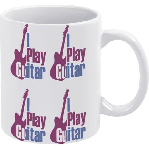 Bass Guitar Mug Aesthetic Porcelain Mug Office Cheap Cups