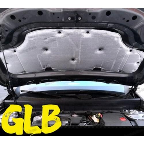 Lsrtw2017 Aluminum Foil Car Engine Hood Cover Heat Noise Insulation Panel for Mercedes Benz Glb GLB200 180 2019 2020 2021 X247