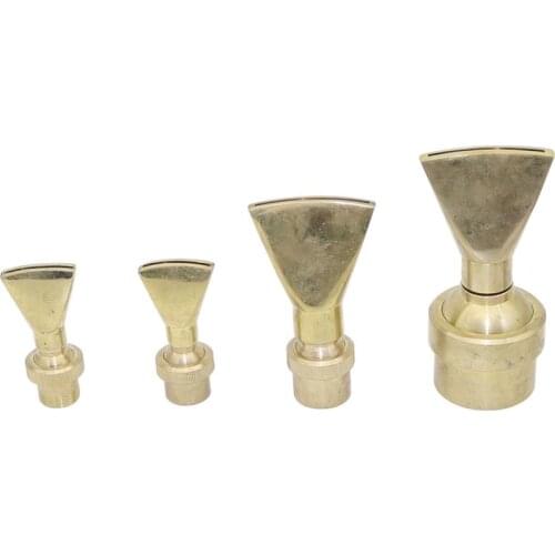 L Brass Fan Shaped Fountain Spray Head 1/2" 3/4" 1" 2" Adjustable Duckbill Jet Garden Landscape Pond Sprinklers