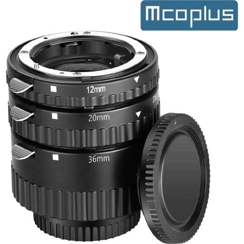 Mcoplus Metal TTL Auto Focus Macro Extension Tube Ring for Nikon D7200 D7500 D3100 D3200 D3300 D3500 D5300 D750 D850 D90 D80