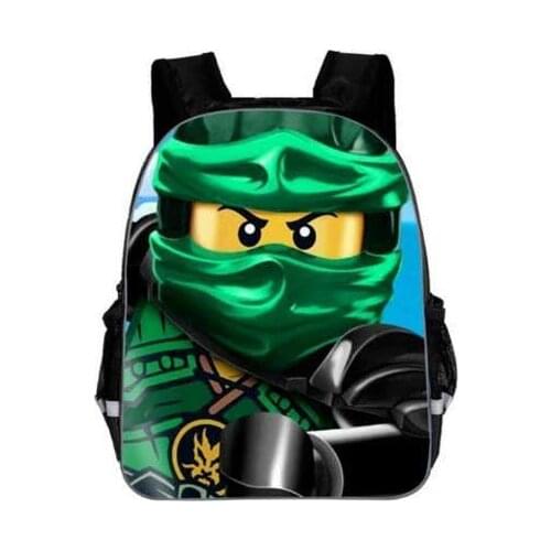 Fashion Games Ninjago Boys Backpack 3D Printing Nylon Waterproof Children School Bags For Teenage Kids Mochila Infanti