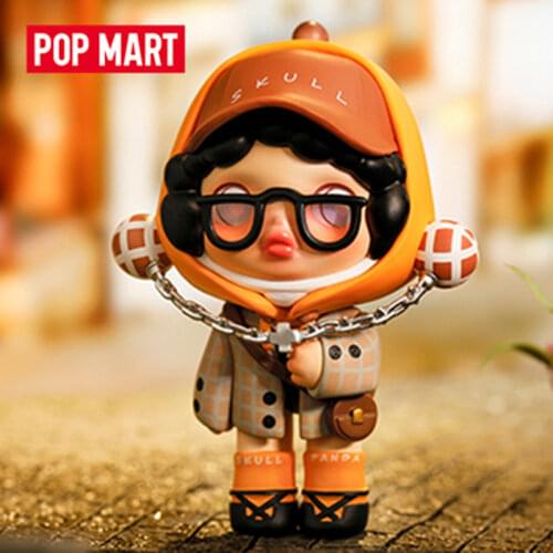 Original POPMART SKULLPANDA Bear Meow Craze Series Hand-made Blind Box Toys Doll Cute Anime Figure Gift Free Shipping