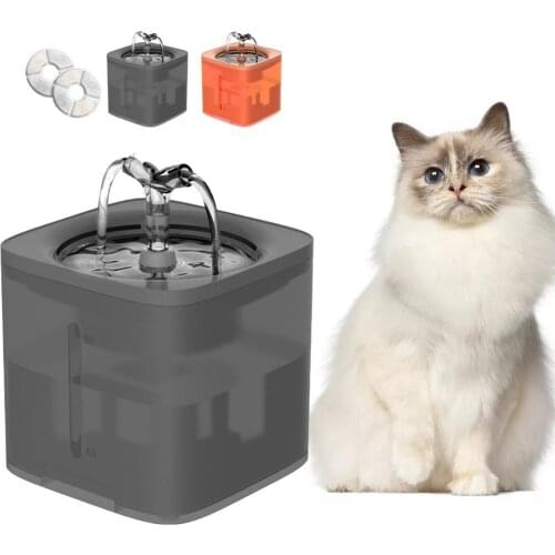 2L Pet Cat Water Fountain Ultra-quiet US/EU Plug Automatic Cat Water Dispenser Drinker Feeder Bowl Pet Supplies