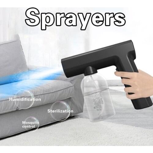 Handheld Electric Sanitizing Sprayer Portable Nano Gun Machine Durable Automatic Watering Fogger Household Garden Tool Supplies