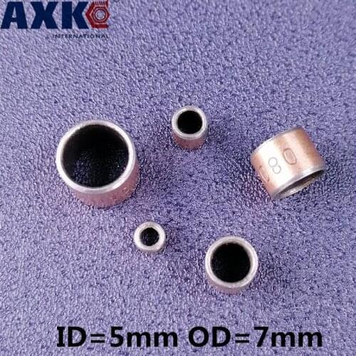 SF-1 SF1 0505 0506 0507 0508 0510 Self Lubricating Composite Bearing Bushing Sleeve Free Shipping Inner diameter 5mm 5pcs/lot