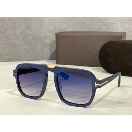 2021New Fashion luxury brand polarized sunglasses men Tom sun glasses for women Driving square sunglasses With Original Case