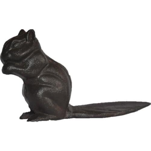 Home Decoration Cute Little Squirrel Door Stopper Holder Bull Terrier Safety for Baby Anime Figures Toys for Children