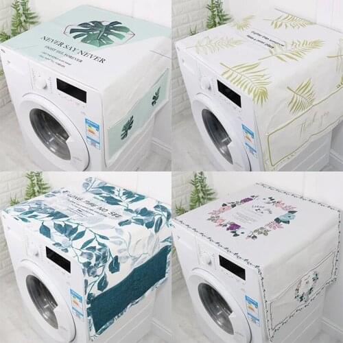 Waterproof Washing Machine Cover Cloth Single Door Refrigerator Dust Cover Cloth Dustproof Tablecloth Dust Protection Cover